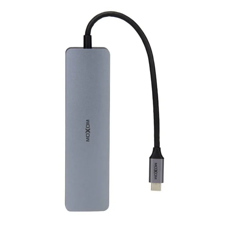 هاب USB 3.0 PD 100W + HDMI READERE مدل MOXOM MX-HB07