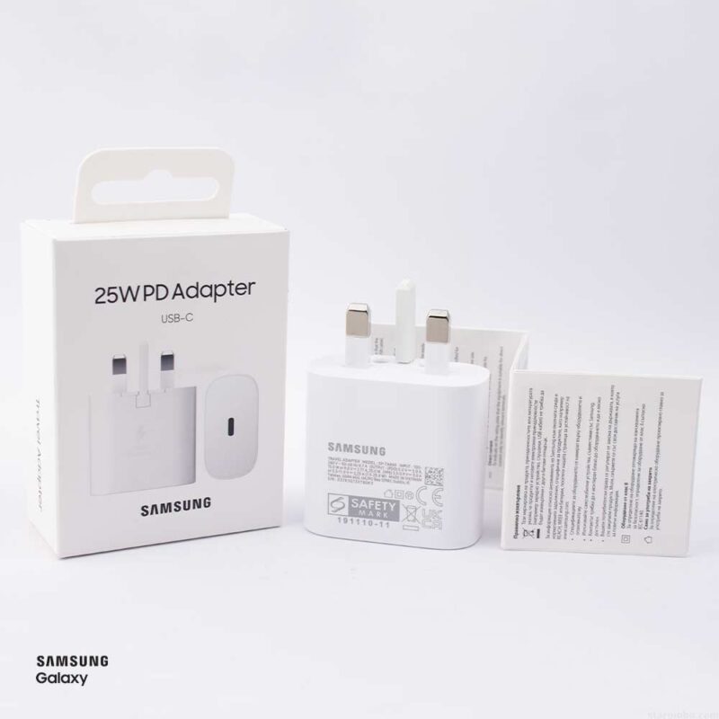آداپتور شارژر سامسونگ سوپر فست 25W USB-C PD 3.0 NFC