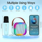 اسپیکر بلوتوثی Karaoke K12 RGB همراه با میکروفن