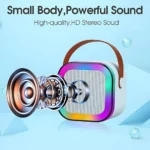 اسپیکر بلوتوثی Karaoke K12 RGB همراه با میکروفن