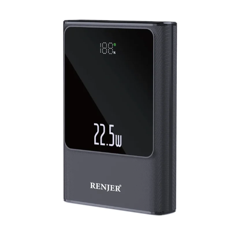 پاوربانک فست شارژ 20000 میلی آمپر رنجر Renjer RJ-P20 22.5W PD QC 3.0