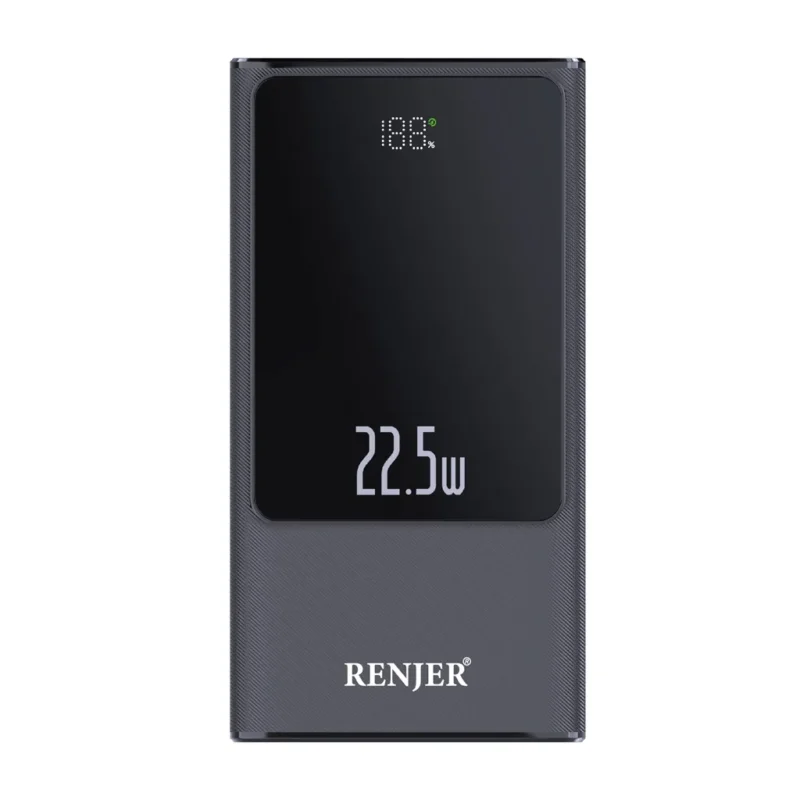 پاوربانک فست شارژ 20000 میلی آمپر رنجر Renjer RJ-P20 22.5W PD QC 3.0