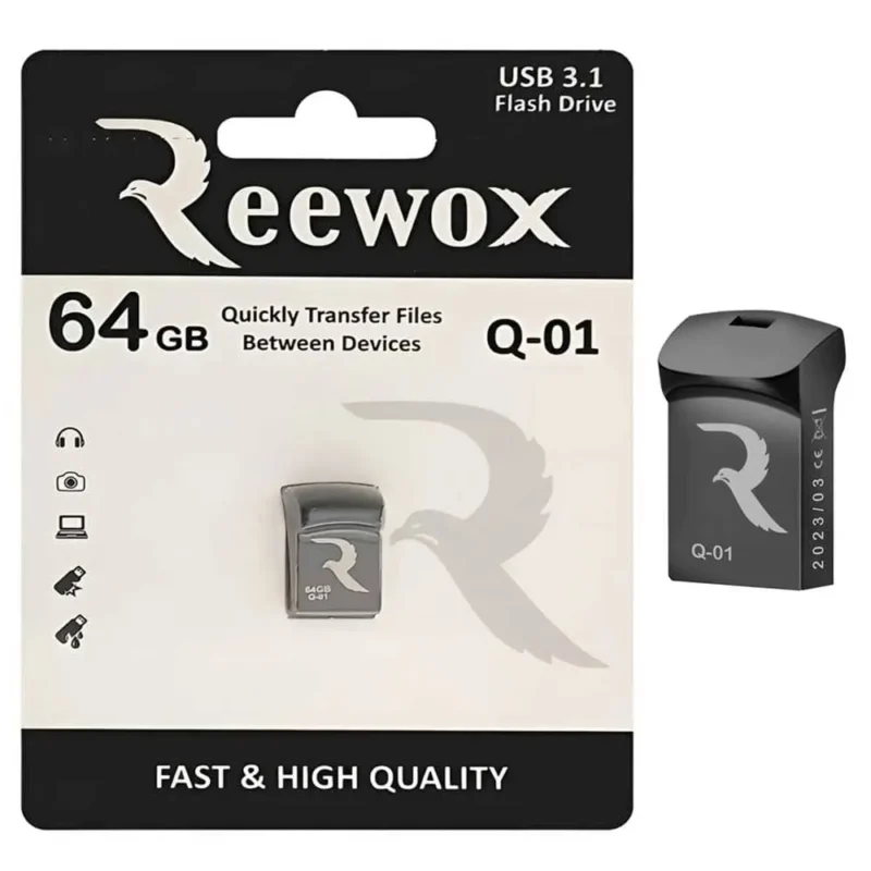 فلش مموری Reewox Q-01 USB 3.1 64GB