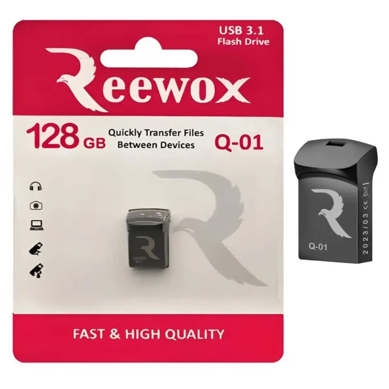 فلش مموری Reewox Q-01 USB 3.1 128GB