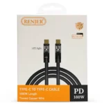 کابل شارژ سوپر فست رنجر RENJER RJ-PL50 LED PD 100W