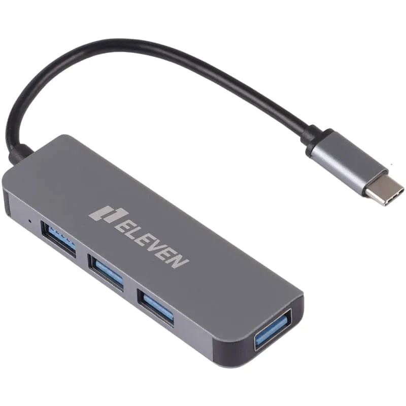 ELEVEN-H801-TYPE-C-USB-3.0-4PORT-HUB-1 ELEVEN-H801-TYPE-C-USB-3.0-4PORT-HUB-1